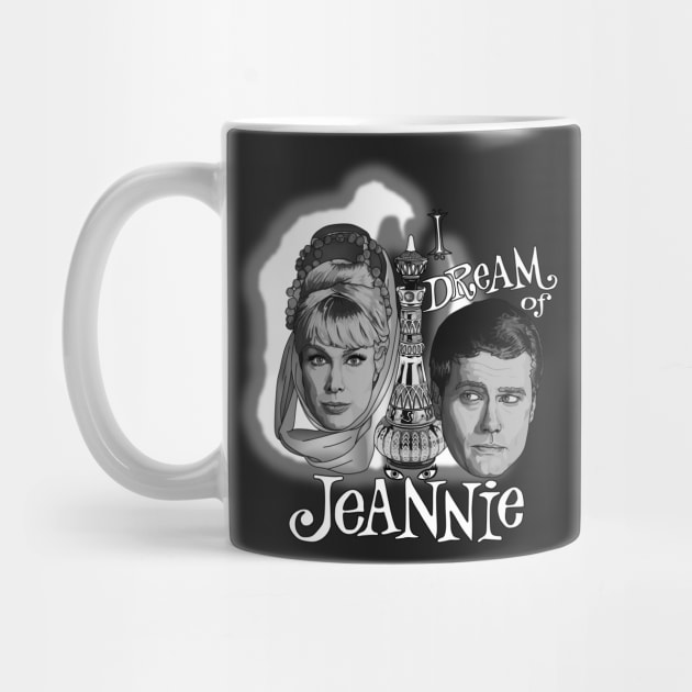 Jeannie in a Bottle by Screen Fiend Merch